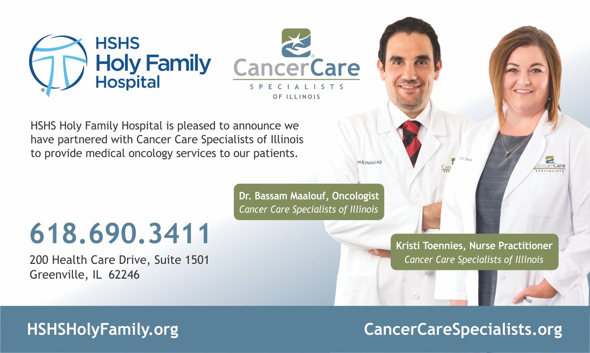 Cancer Care Specialists of Illinois Expands Services to Greenville