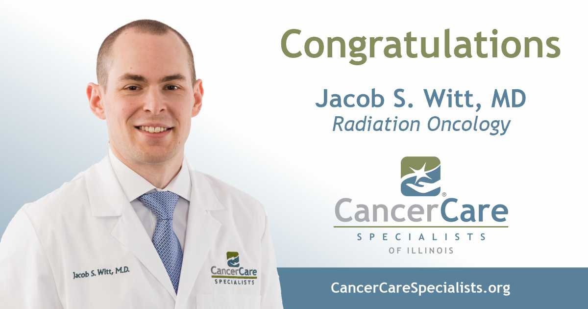 Congratulations Dr. Witt!