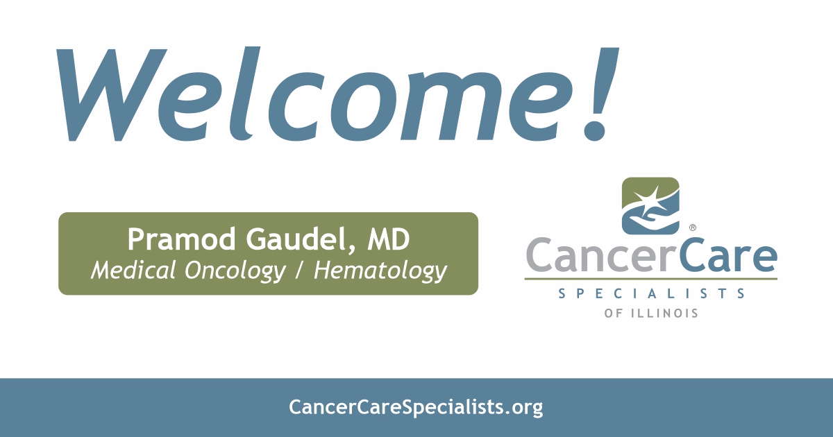 Welcome Dr. Gaudel!