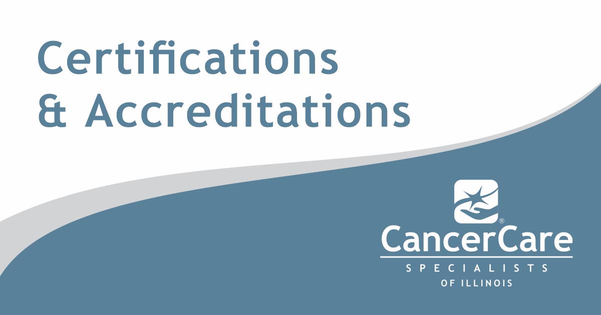 Certifications & Accreditations