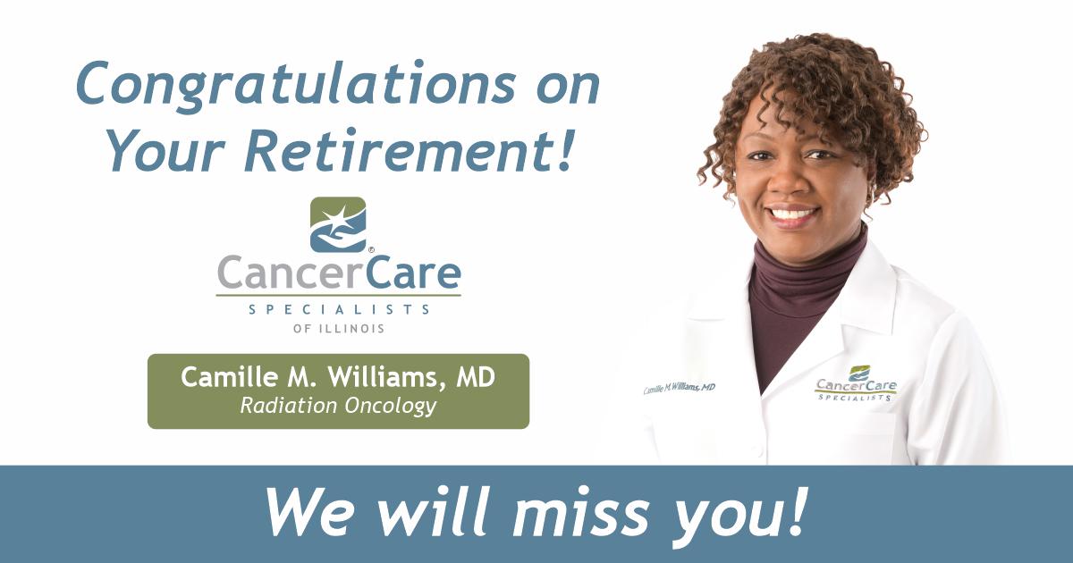 Dr. Camille Williams Retires