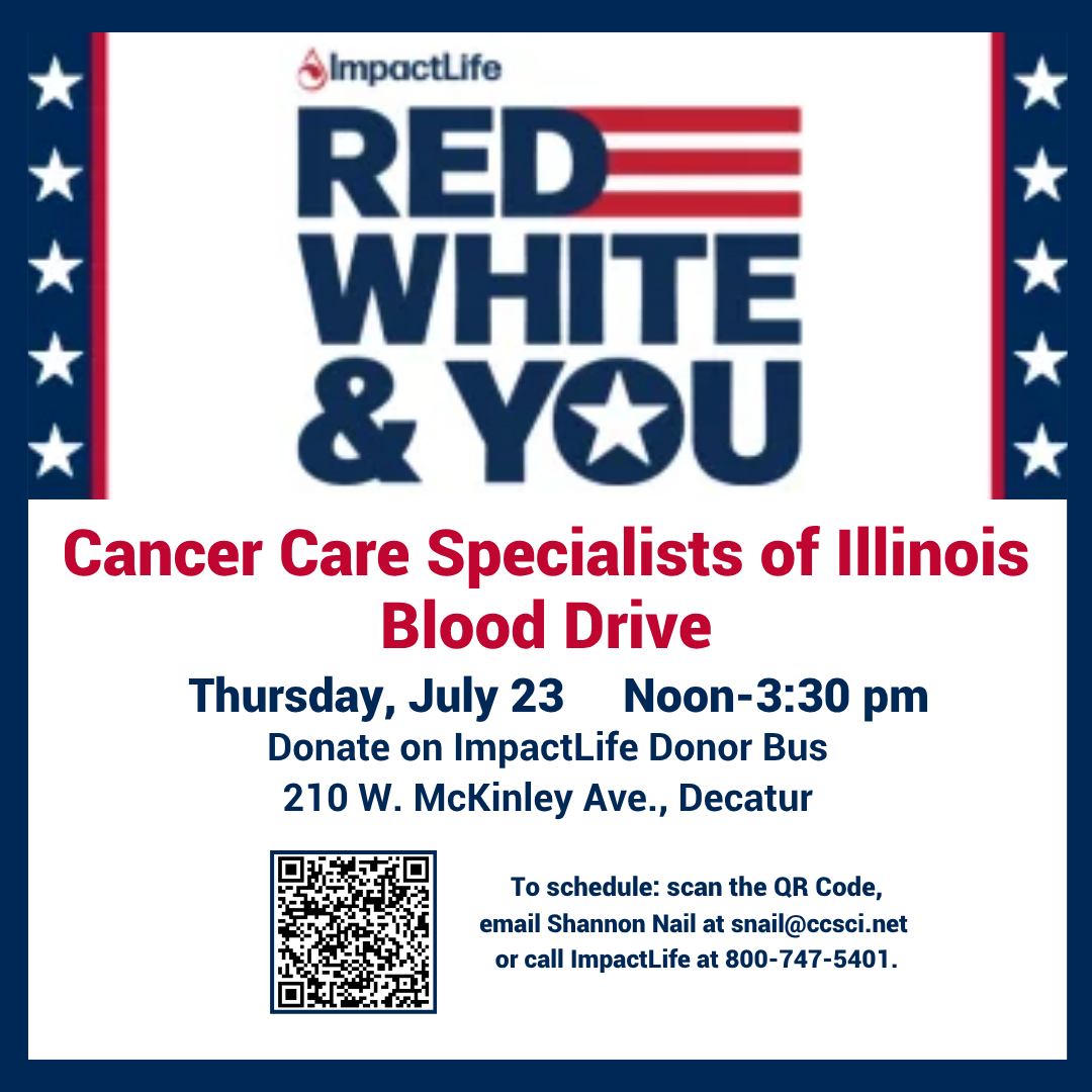 Cancer Care Specialists of Illinois Blood Drive