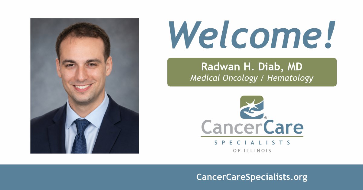 Cancer Care Specialists of Illinois Welcomes Radwan H. Diab, MD